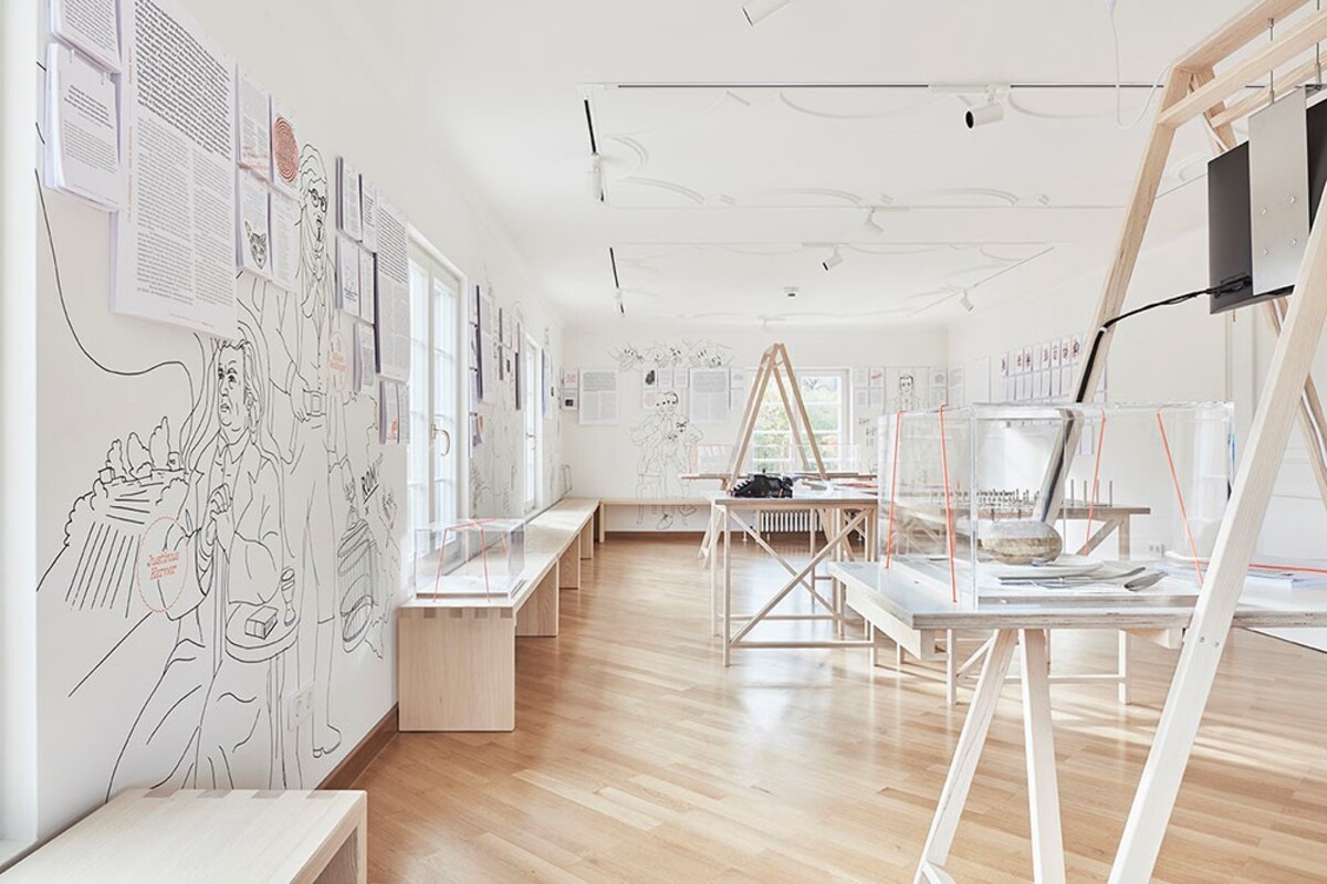 Ausstellungsraum im Literaturhaus Heilbronn - Foto: Dietmar Strauss, Besigheim