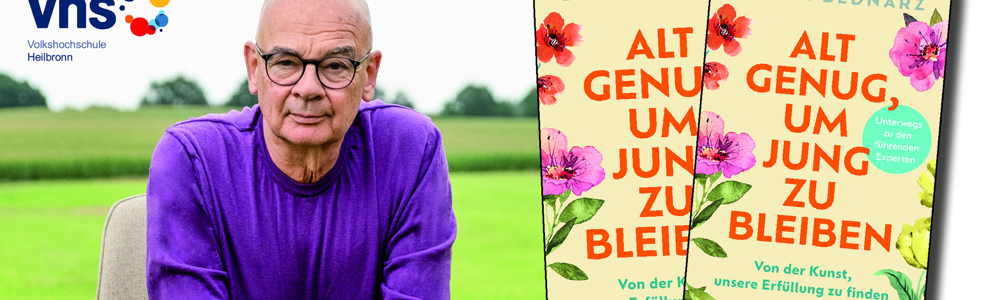 Journalist Dieter Bednarz mit Buchcover, © Ulli Neutzling und berlinverlag