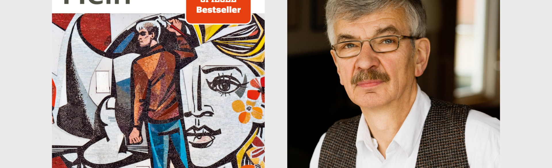 Christoph Hein - Das Narrenschiff, © Foto Christoph Hein (c) Heike Steinweg / Buchcover (c) Suhrkamp Verlag