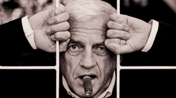 Kunstfotografie in Schwarz-Weiß von Fotograf Wolfgang Irg. Das Bild zeigt Schriftsteller Arnold Stadler.